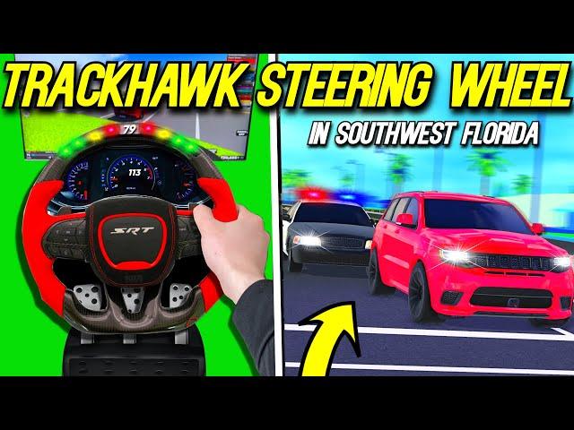 Driving a TRACKHAWK with a STEERING WHEEL in Southwest Florida