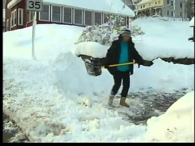 Two feet of snow fell in some areas