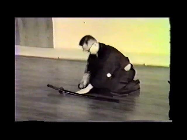 Iaido Omoriryu Koryu Closing Reiho Nagae Matasaburo Sensei