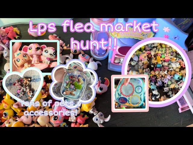 *HUGE* Lps flea market hunt | + haul | found 100s of pets, accessories, nibs, & more!￼