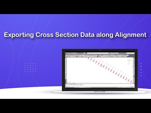 Exporting Cross Section Data along Alignment