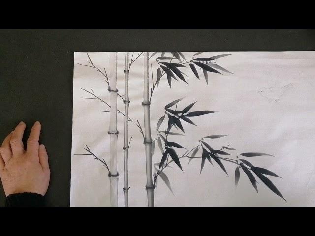 9-10国画竹子教学-布局及要点解说/Bamboo-Layout‖Chinese Painting (2021)