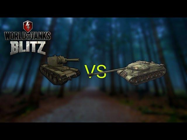 [WoT Blitz] КВ-2 VS ИС-3