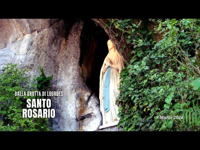 SANTO ROSARIO da Lourdes - misteri gaudiosi - 09/03/2024