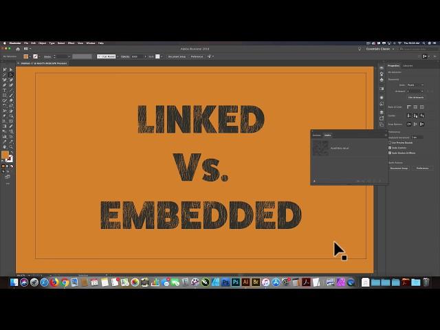 Why (and How) to Embed Images in your Illustrator Files