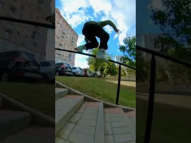 Albert Valeev 16 yo some #street #rollerblading #aggressiveinline #actionsports #insta360onex2 #rail