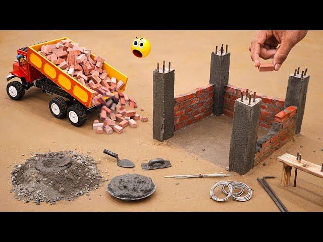 diy truck bricks house construction science project @sanocreator