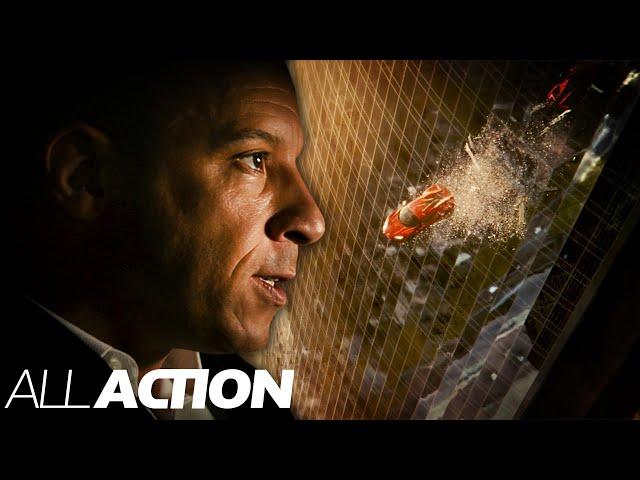 Jumping Cars Between Skyscrapers In Abu Dhabi | Furious 7 (2015) | All Action