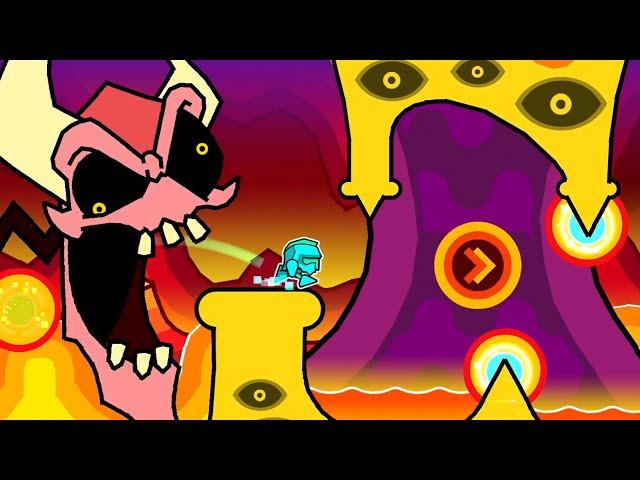 Magma Bound 100% | Geometry Dash (MY FIRST INSANE DEMON)