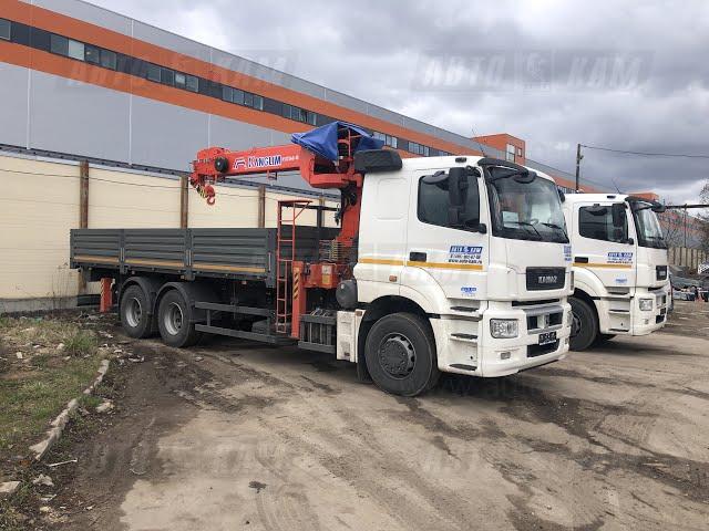 Новый КАМАЗ 65207 с КМУ - KANGLIM 1256 GIII  рейсталинг от АвтоКАМ