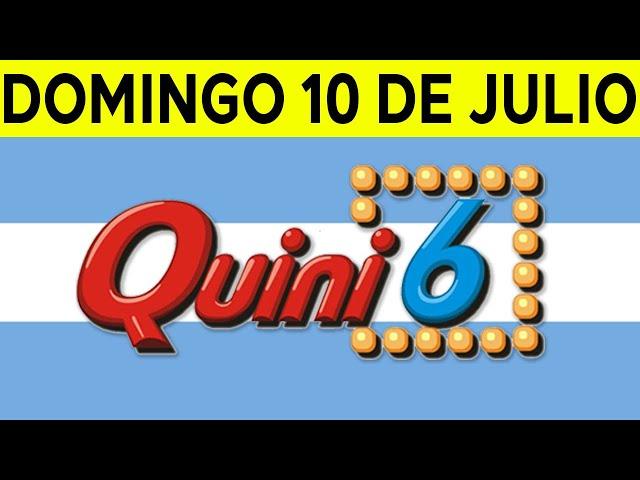 Resultados del sorteo quini 6 del Domingo 10 de Julio del 2022