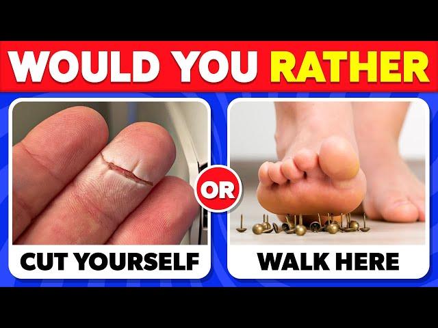 Would You Rather...? 100 HARDEST Choices Ever!  Quiz Blitz