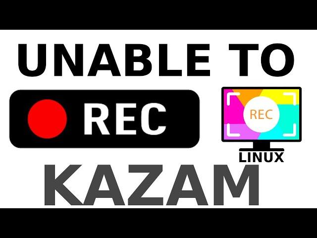 UNABLE to record screen Kazam fixed | Kazam in Ubuntu | Kazam Screen recorder error