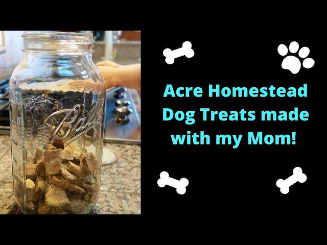 Making Dog Treats with my Mom!