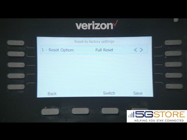 5Gstore One Talk T46 Factory Reset