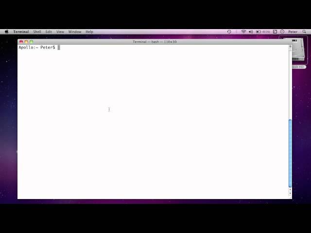 Introduction to the Terminal in Mac OS X (The Stealth Mac Podcast)