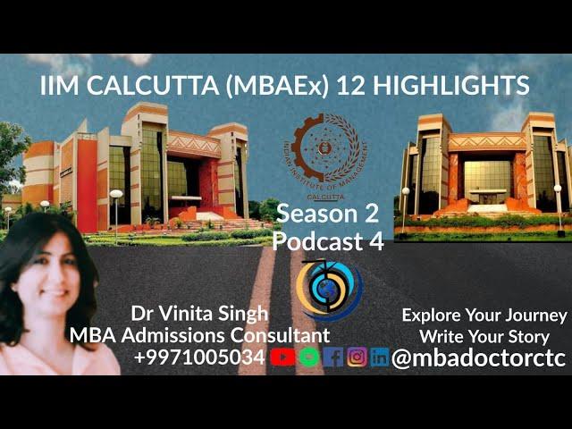 IIM-C (MBAEx) 12 Highlights