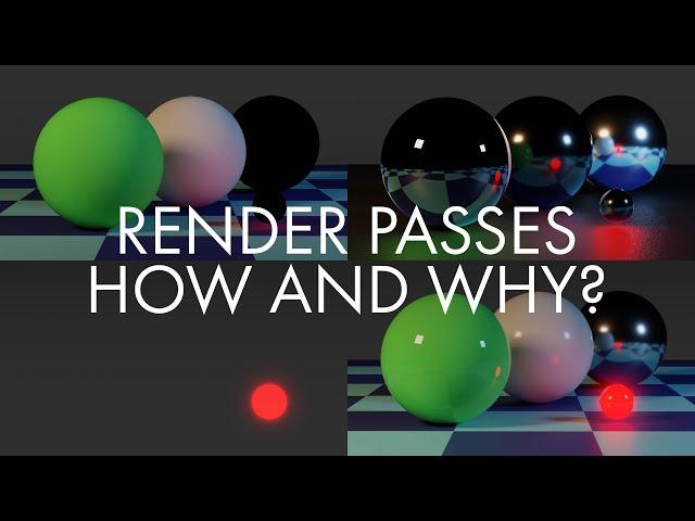 Render Passes in Blender 2.81 - what are they and why even use them?