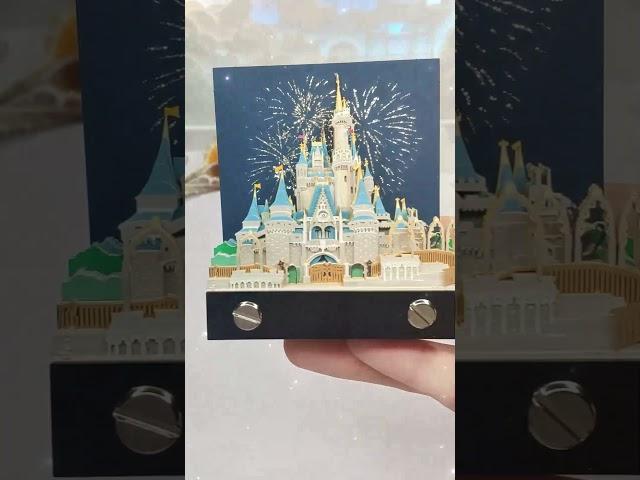 SIWEME 3D Memo Pad Art Sticky Notes,Fantasy Castle Notepad#memopad #papercraft #giftideas #handmade