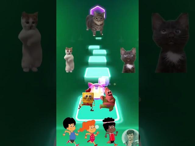 W&W-OIA OIIA(Spinning Cat) vs Tiles Hop Edm Rush Geme play 