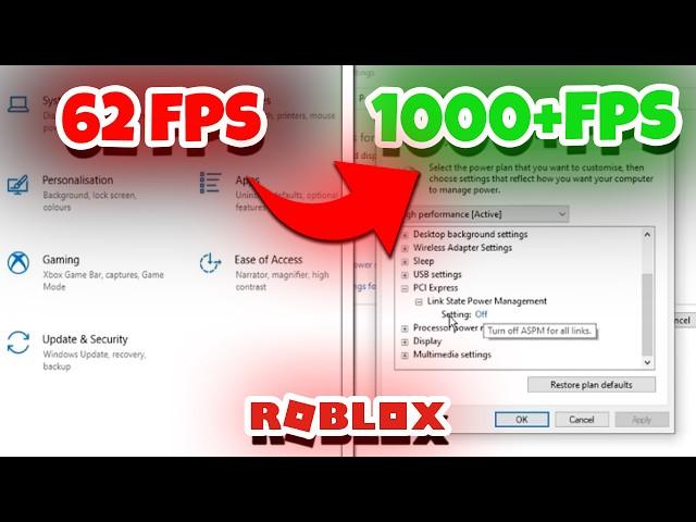  How To Get 1000+ FPS & Fix Lag In Roblox - Boost FPS & Increase Performance