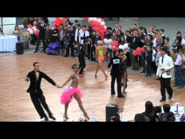 Bulgarian Latin Championship, Sofia 2012. Georgi Naidenov - Olga Sedova, cha-cha final