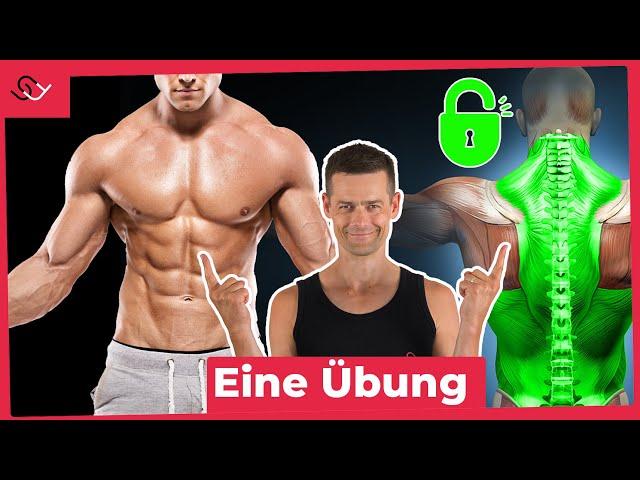 Bauch trainieren & ganzen Rücken dehnen - Mach diese Übung