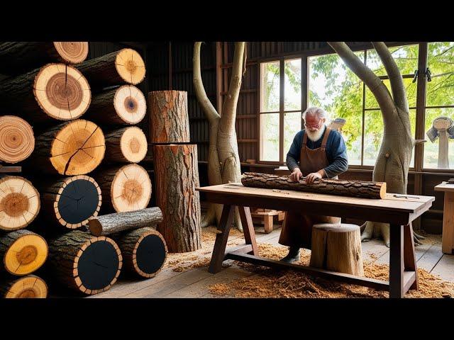 Handcrafted Vintage Coffee Tables The Limitless Creativity of a 70-Year-Old Carpenter