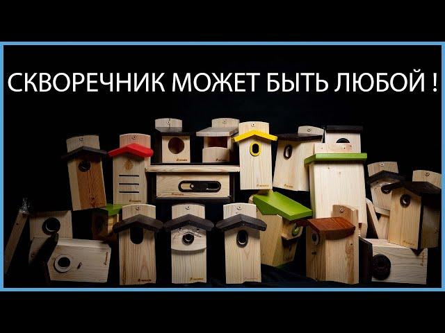 Скворечник может быть любой! Конструкции искусственных гнездовий, защита, чистка, ассортимент.