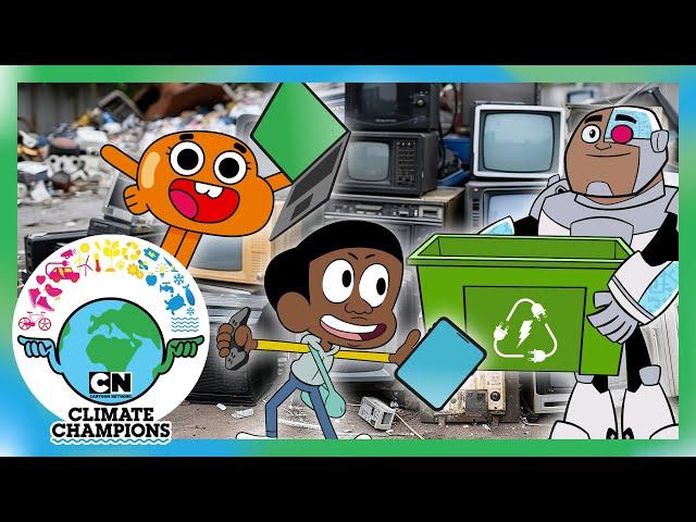 Your Ultimate Guide to E-Waste | Climate Champions | @cartoonnetworkuk