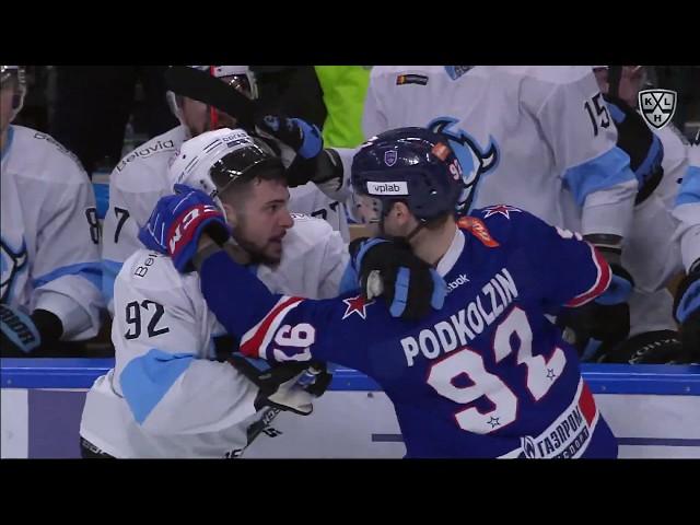 KHL Fight: Podkolzin VS Prince