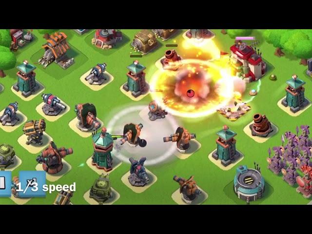 Boom Beach - Hidden Hero feature - Take out a whole base with Everspark