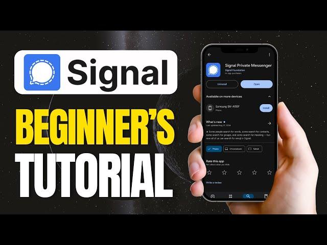 How to use Signal App - Beginner Tutorial