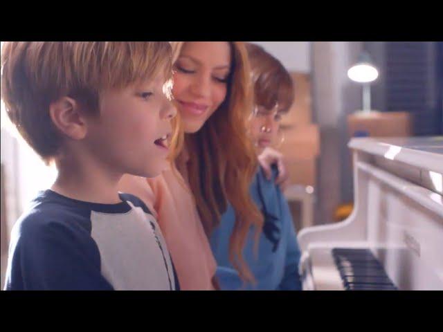 Shakira SINGS With Her Sons on Emotional Piano Ballad