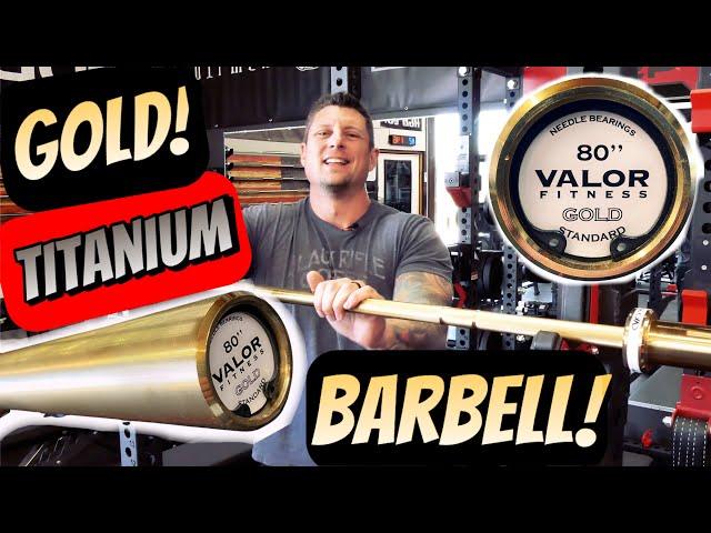 Valor Fitness Gold Titanium Barbell Review | Garage Gym Reviews and Home Gym Hacks!