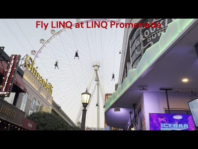 Fly LINQ at the LINQ Promenade in Las Vegas.