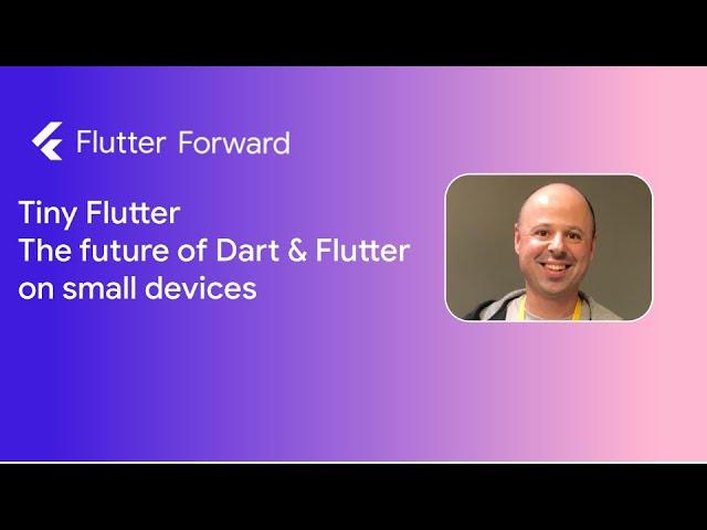 Tiny Flutter: The future of Dart & Flutter on small devices?