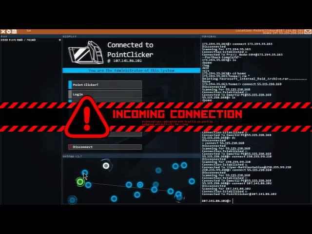 Hacknet - Full Walkthrough (55:48) - 720p + 60 FPS