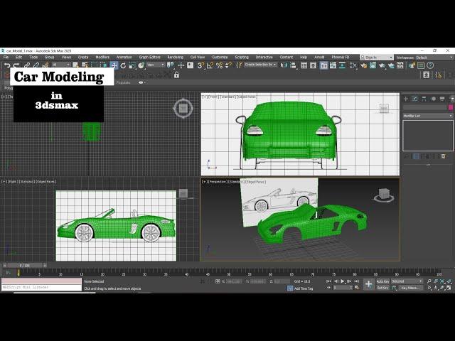 Mastering 3D Car Modeling in 3ds Max: A Step-by-Step Guide ( Part 5)