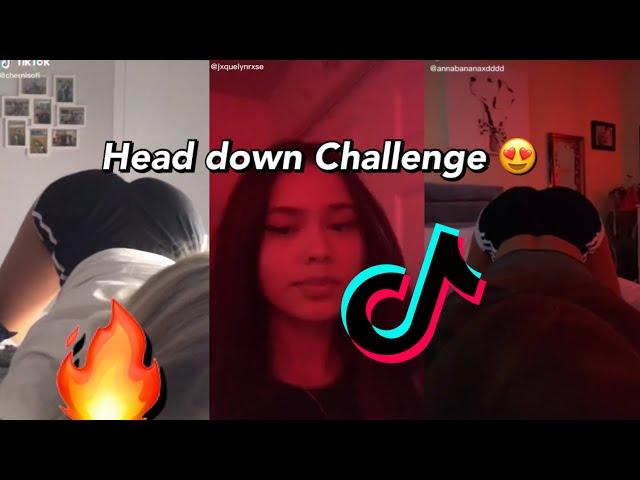 Head down, show back Challenge  Tiktok Compilation