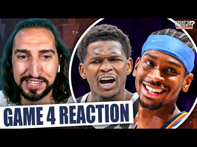 Thunder ESCAPE Timberwolves, Knicks STUN Pacers, Saquon calls Eagles top 5 team EVER | Nick Wright