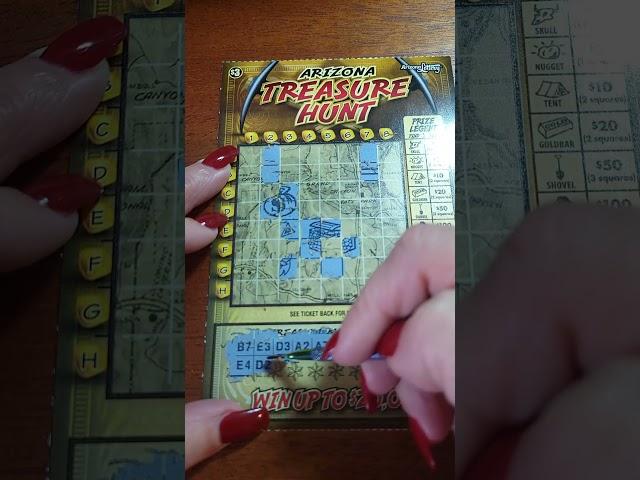 🟡Treasure Hunt $20k Top Prize ScratchOff Ticket