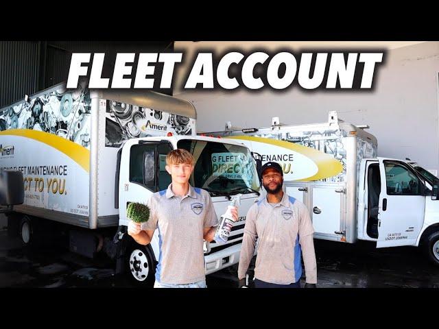 How I Got This Detaling Fleet Account - Hunter's Mobile Detailing