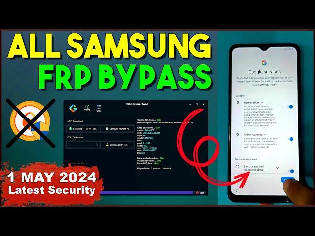  Samsung FRP Bypass 2024 |Android 12- 14 | Samsung Latest FRP Tool |