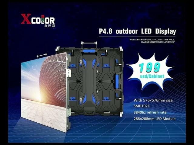 p4.8 outdoor led screen