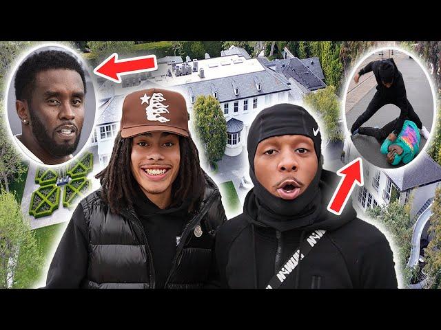 Sneaking Into Diddy's Mansion W/ Famous Richard Gone Wrong *Fight Broke Out*