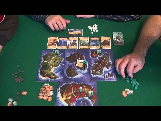 Восьмиминутная империя. Легенды - играем в настольную игру, board game Eight-Minute Empire: Legends