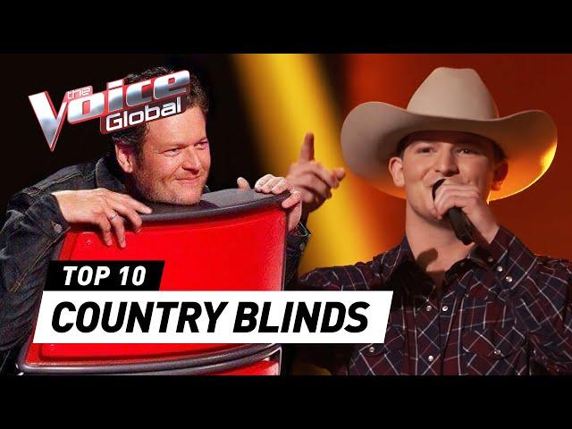 Best COUNTRY Blind Auditions on The Voice