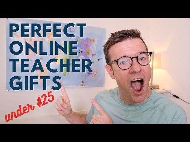 10 Unique Online Teacher Gift Ideas under $25 (for Virtual teachers too!)