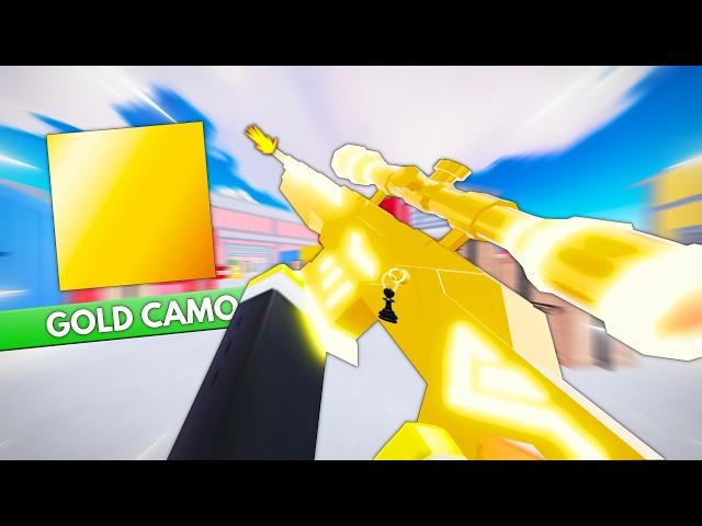 I UNLOCKED the GOLDEN SNIPER CAMO! (Roblox Rivals)